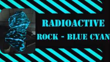 Radioactive Tank Rock - Blue Cyan
